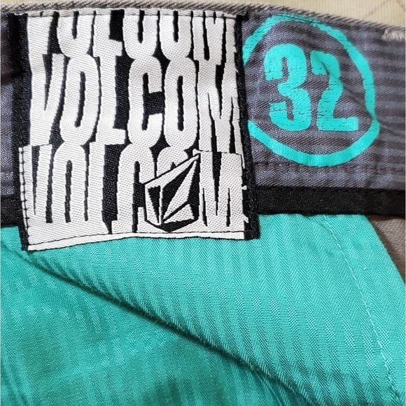 Volcom men's get plaid board active surfing skater athletic shorts size 32 - Picture 5 of 6
